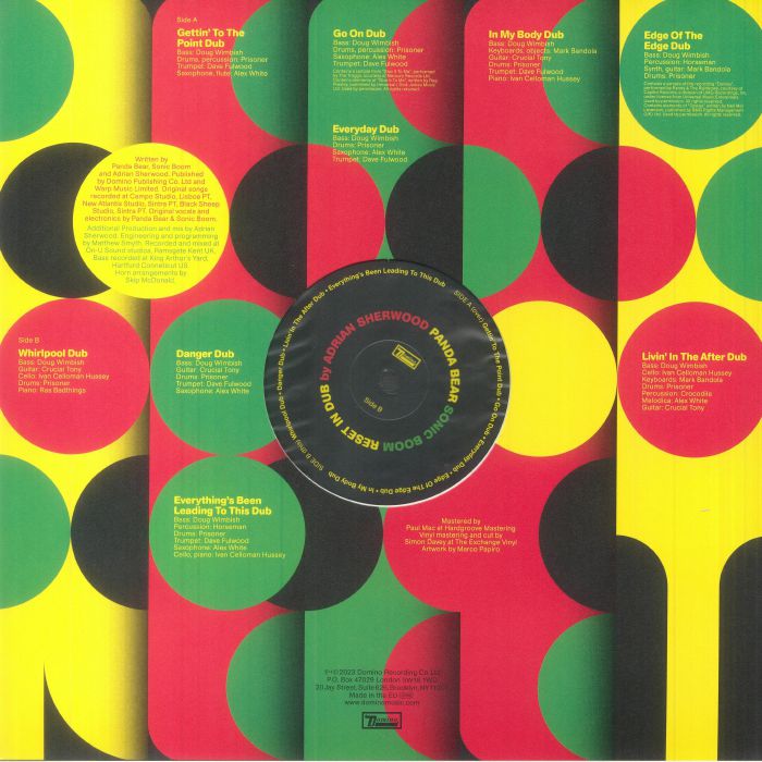 PANDA BEAR/SONIC BOOM - Reset In Dub