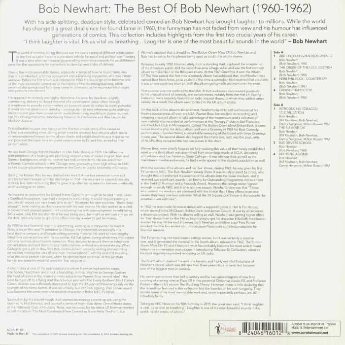 Bob Newhart - The Best Of Bob Newhart 1960-1962 Vinyl At Juno Records.