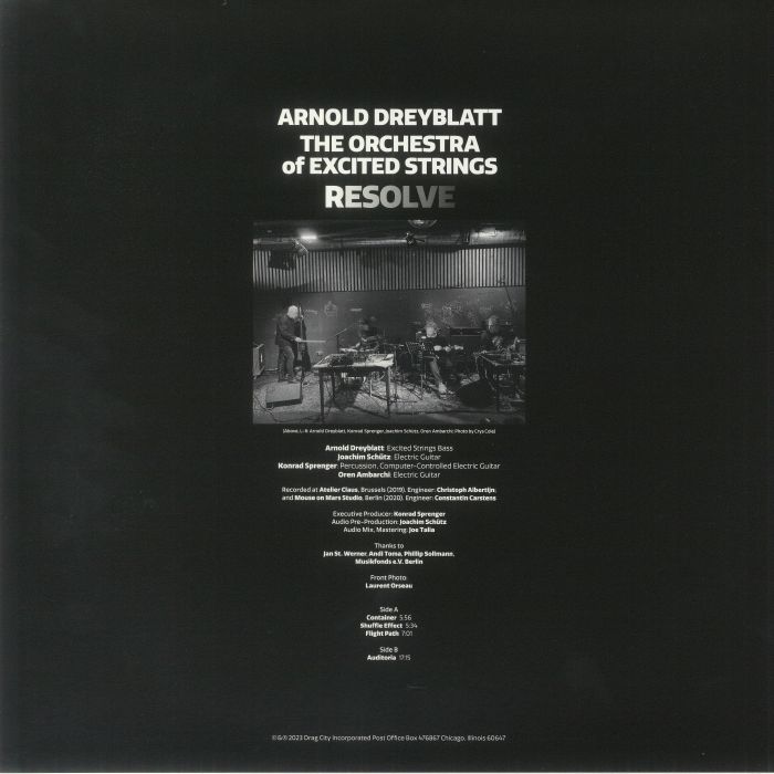 DREYBLATT, Arnold/THE ORCHESTRA OF EXCITED STRINGS - Resolve