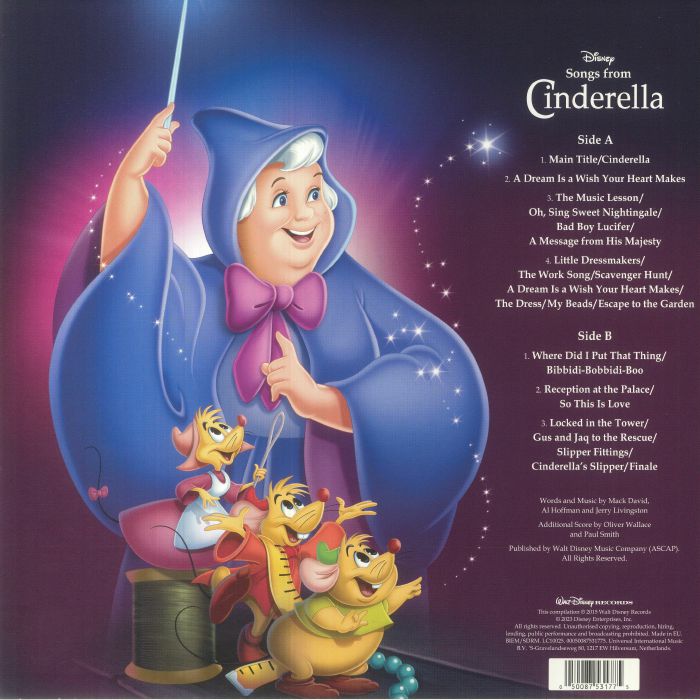 VARIOUS - Songs From Cinderella (Soundtrack)