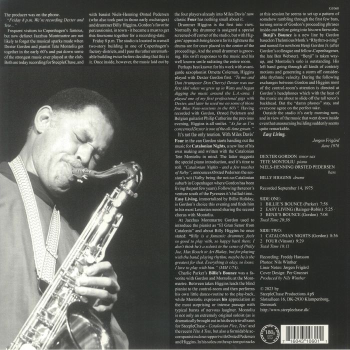 DEXTER GORDON QUARTET - Bouncin' With Dex