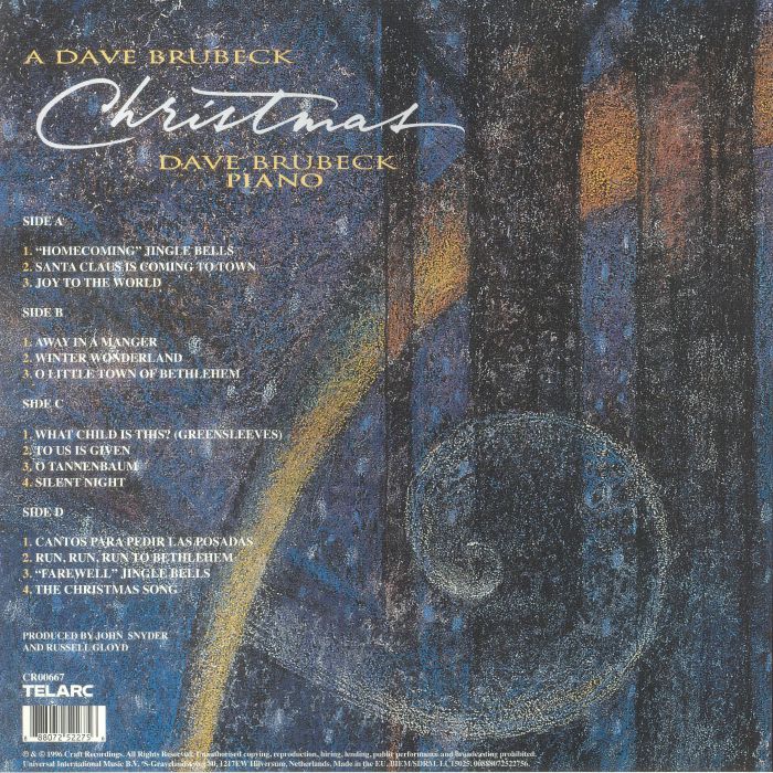 BRUBECK, Dave - A Dave Brubeck Christmas (reissue)