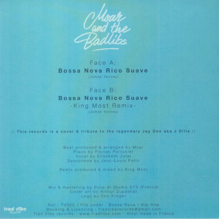 MOAR & THE BADLIBS - Bossa Nova Rico Suave Vinyl at Juno