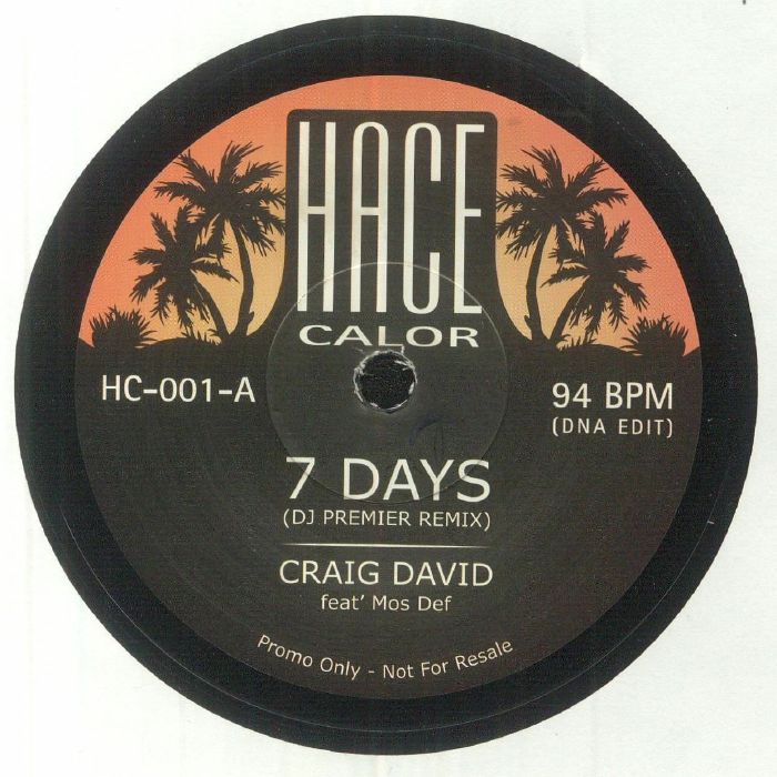 Craig DAVID/RUFF ENDZ - 7 Days Vinyl at Juno Records.