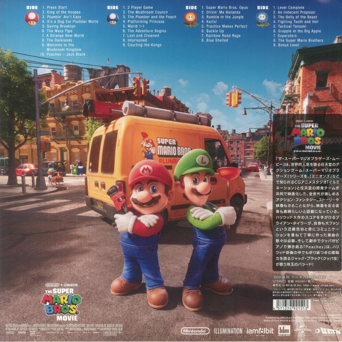 TYLER, Brian - The Super Mario Bros Movie (Soundtrack) (Japanese Edition)