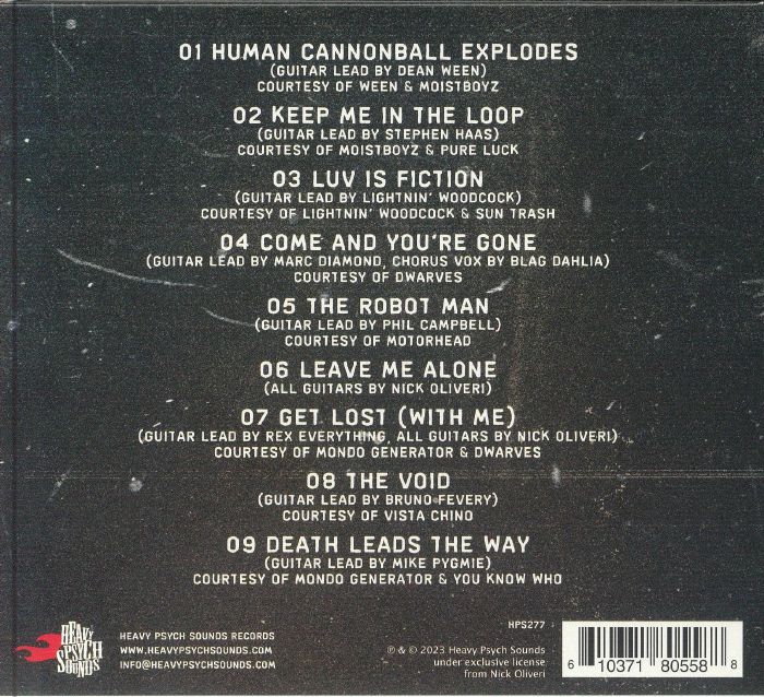 NICK OLIVERI'S UNCONTROLLABLE - Leave Me Alone