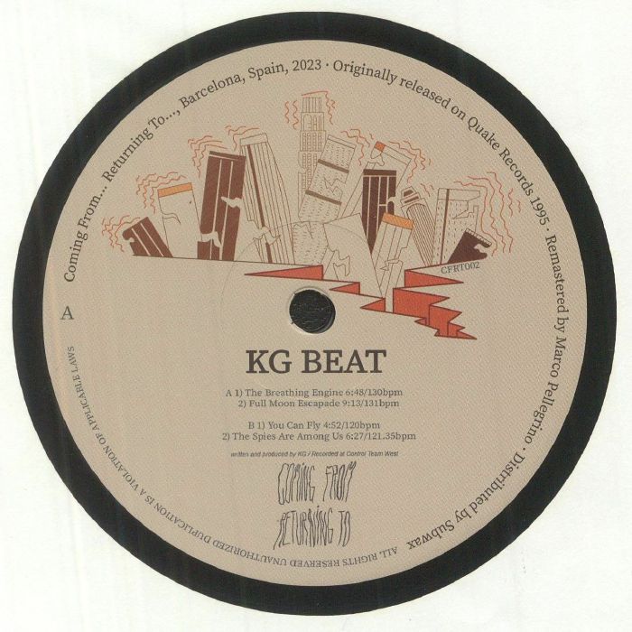 KG BEAT - Breathing Engine (remastered) レコード at Juno Records.