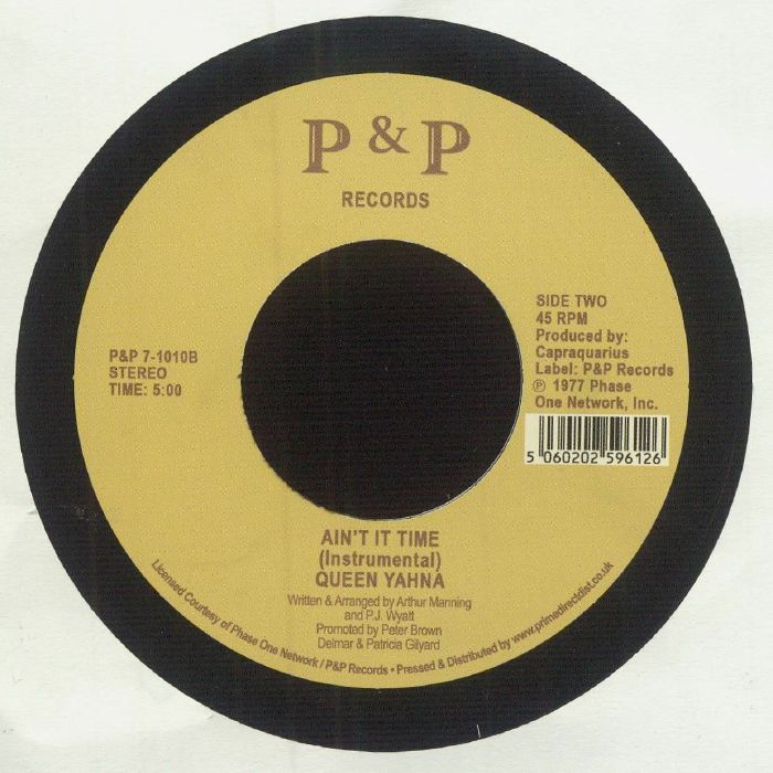 Queen Yahna Ain't It Time レコード
