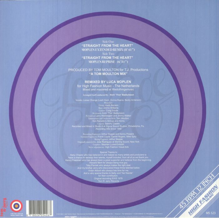 LOOSE CHANGE - Straight From The Heart: The Moplen Remixes