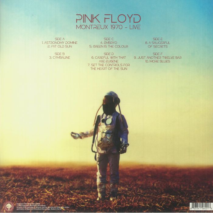 Pink Floyd - Live In Montreux 1970 (3LP Vinyle Bleu) (Vinyle Neuf) main image 0