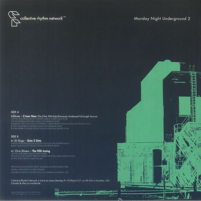 INFILTRATE/DJ SLUGO/CHRIS SHIVERS - Monday Night Underground 2