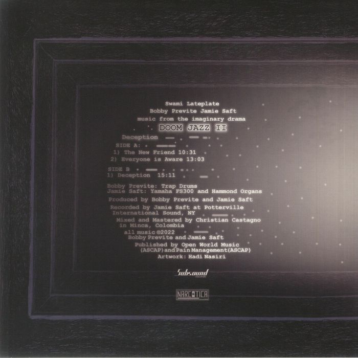 SWAMI LATEPLATE - Doom Jazz II