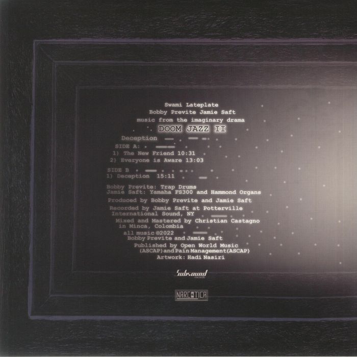 SWAMI LATEPLATE - Doom Jazz II