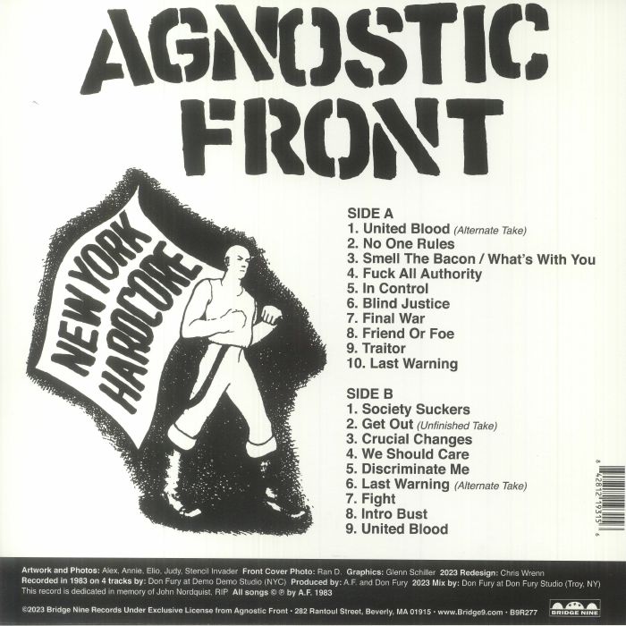 AGNOSTIC FRONT - United Blood (reissue)