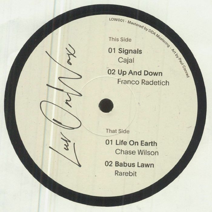 Cajal, Franco Radetich, Chase Wilson, Rarebit / Luv On Wax 001 Cajal, Franco Radetich, Chase Wilson, Rarebit / Luv On Wax 001