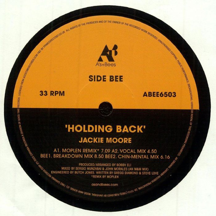 MOORE, Jackie - Holding Back