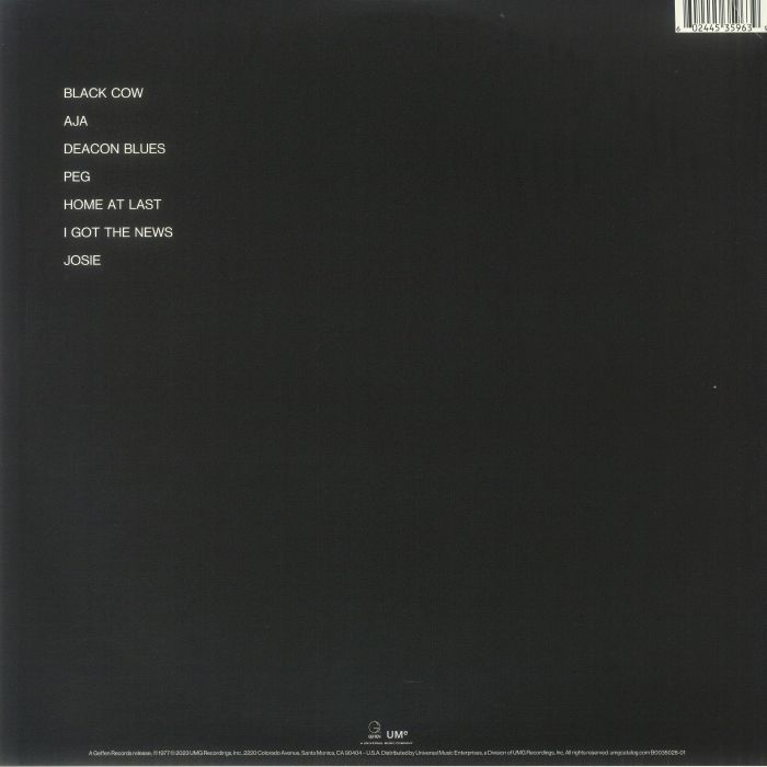 Steely Dan - Aja [UHQR 2LP 45 RPM 200g Clarity Vinyl] By Analogue