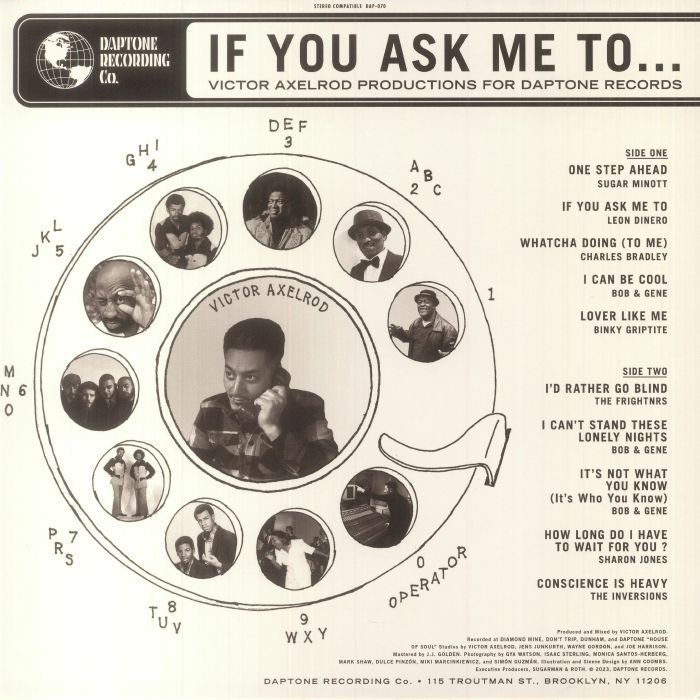 VARIOUS - If You Ask Me To: Victor Axelrod Productions For Daptone Records