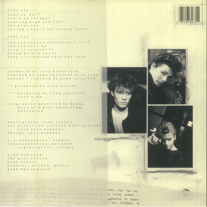 A HA - Hunting High & Low