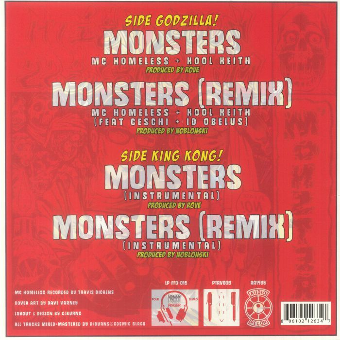 KOOL KEITH/MC HOMELESS - Monsters