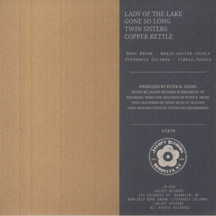 Nora BROWN/STEPHANIE COLEMAN - Lady Of The Lake
