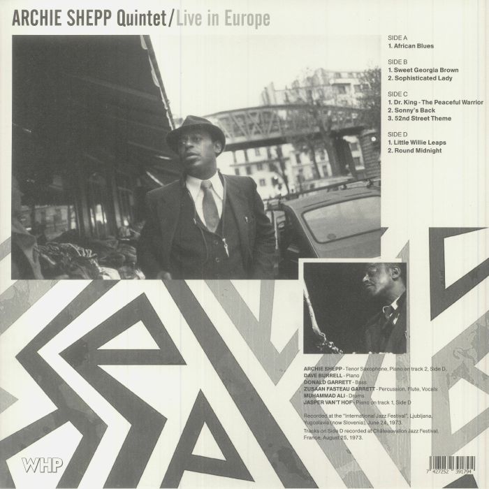 ARCHIE SHEPP QUINTET - Live In Europe