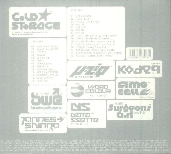 COLD STORAGE - Wipe Out: The Zero Gravity (Soundtrack)