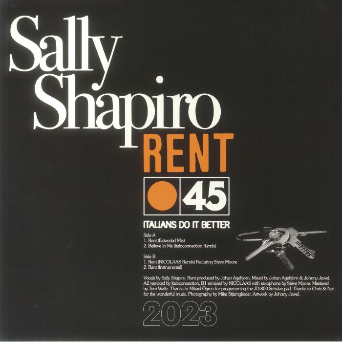 Sally SHAPIRO - Rent