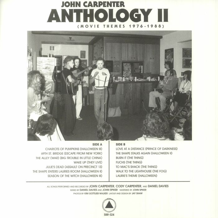 CARPENTER, John/CODY CARPENTER/DANIEL DAVIES - Anthology II (Movie Themes 1976-1988)