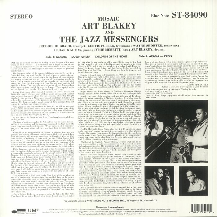 Art BLAKEY/THE JAZZ MESSENGERS - Mosaic (reissue)
