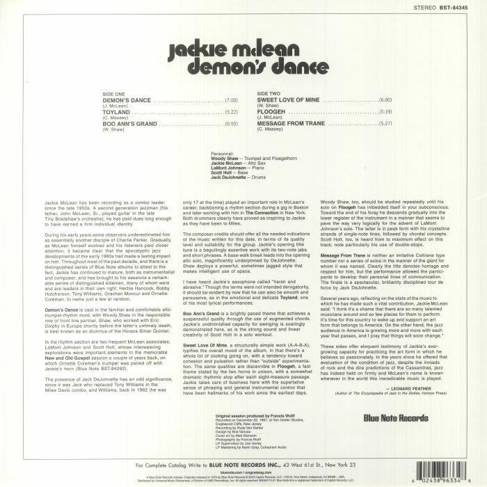 MCLEAN, Jackie - Demon's Dance
