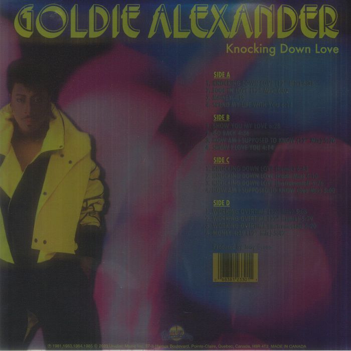 Goldie ALEXANDER - Knocking Down Love (reissue) Vinyl at Juno Records.