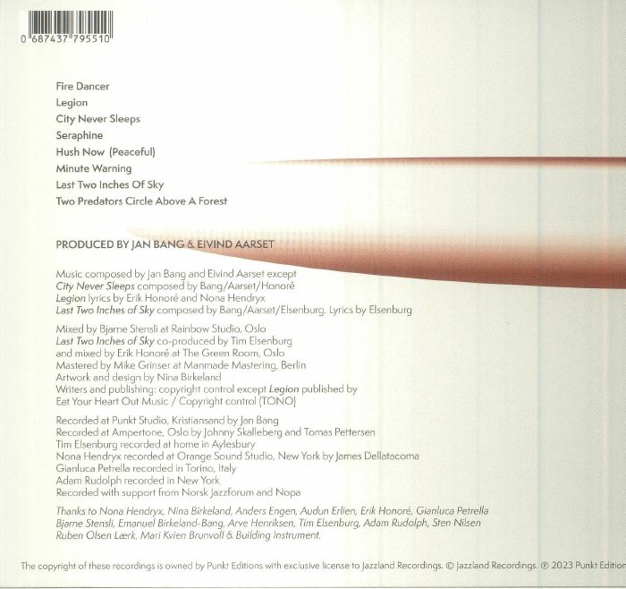 AARSET, Eivind/JAN BANG - Last Two Inches Of Sky