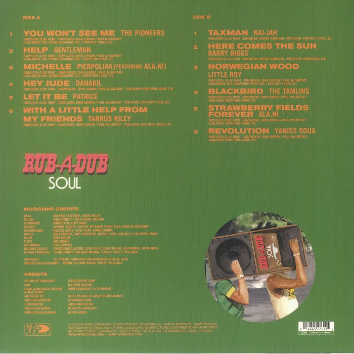 米LP Various Rub A Dub Soul VP2761 VP US /00223 VARIOUS - Rub A Dub Soul レコード at Juno Records.