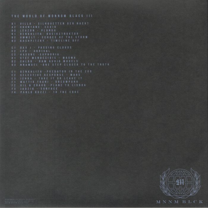 VARIOUS - The World Of Monnom Black III