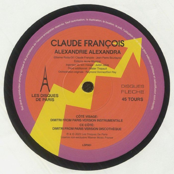 FRANCOIS, Claude - Alexandrie Alexandra: Dimitri From Paris Versions