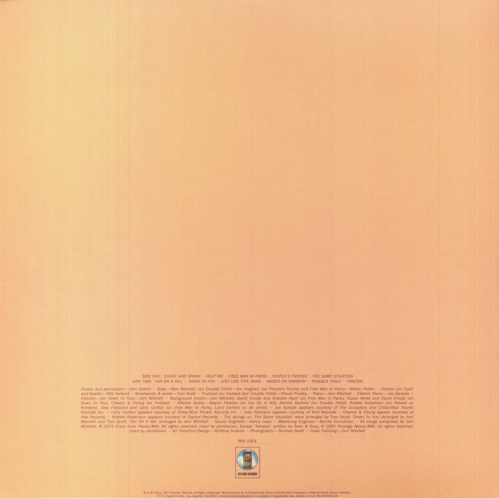 MITCHELL, Joni - Court & Spark (remastered)