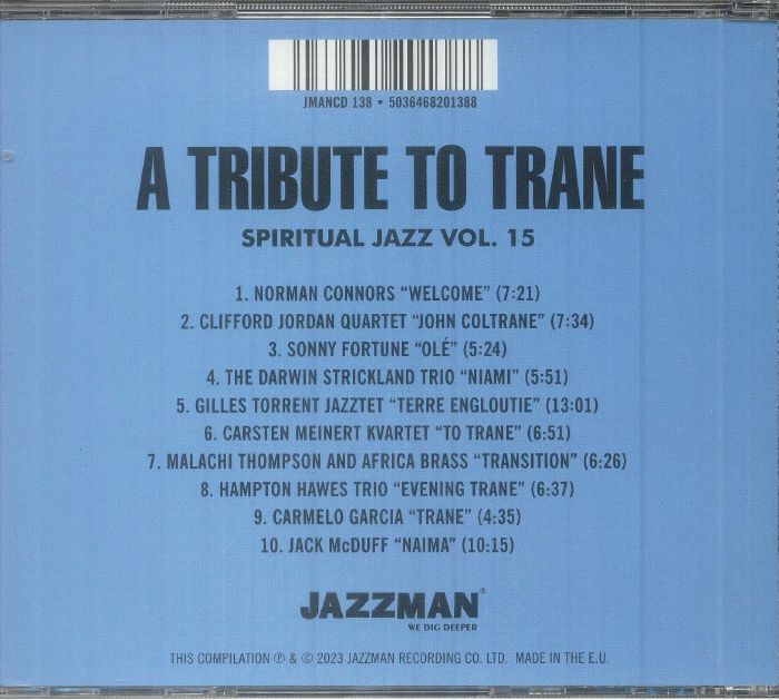 VARIOUS - Spiritual Jazz 15: A Tribute To Trane