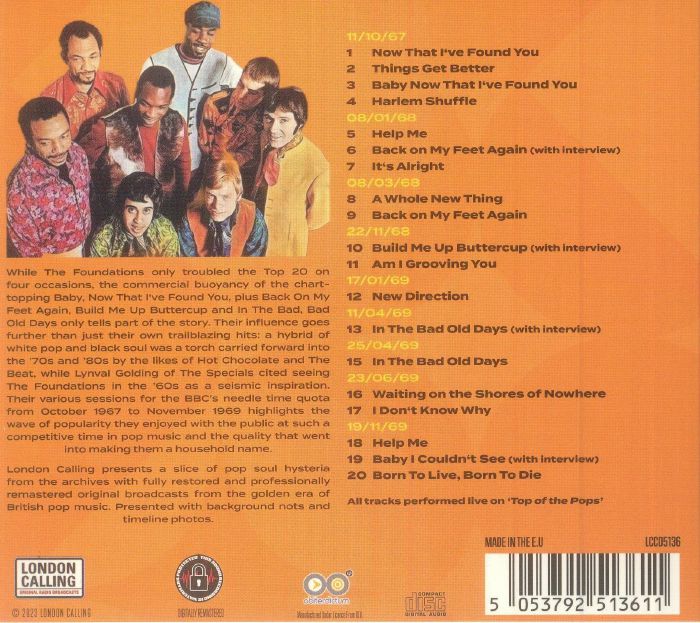 FOUNDATIONS, The - Live On Air