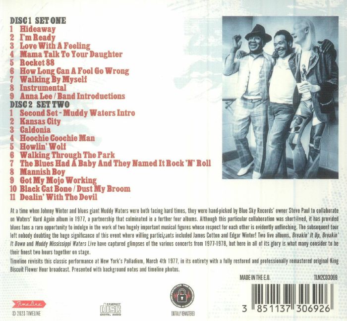MUDDY WATERS/JOHNNY WINTER/JAMES COTTON - Live In New York