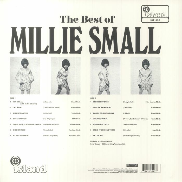 SMALL, Millie - The Best Of Millie Small (Black History Month)