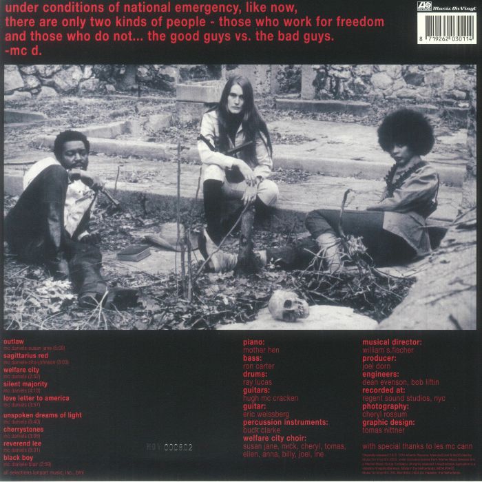 Eugene McDANIELS - Outlaw Vinyl at Juno Records.
