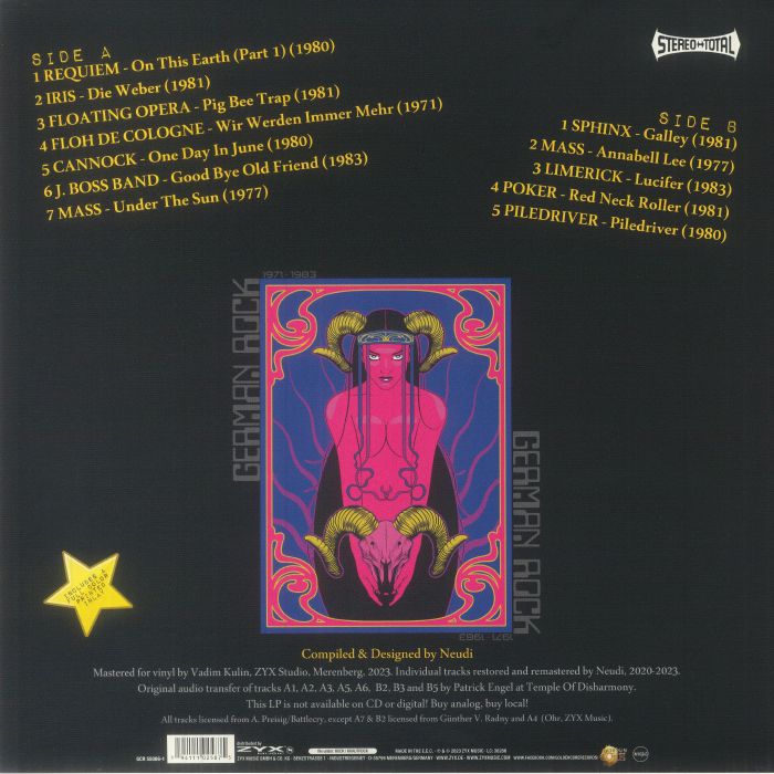 VARIOUS - German Rock: Krautrock & Beyond