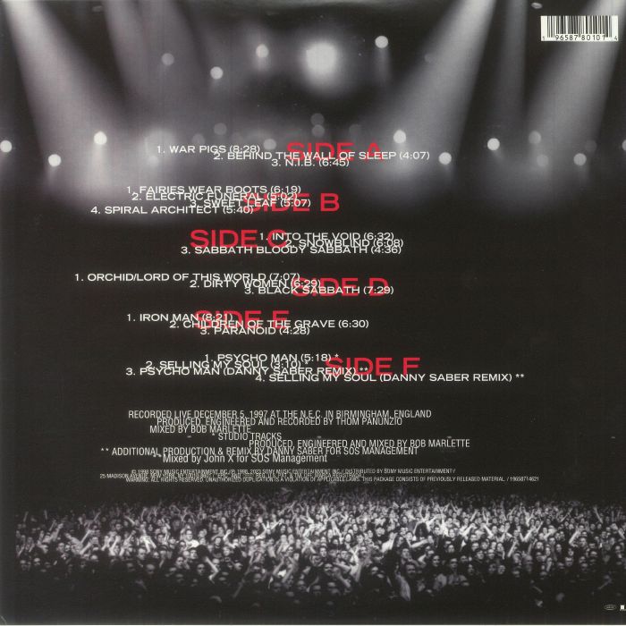 BLACK SABBATH - Reunion (remastered)