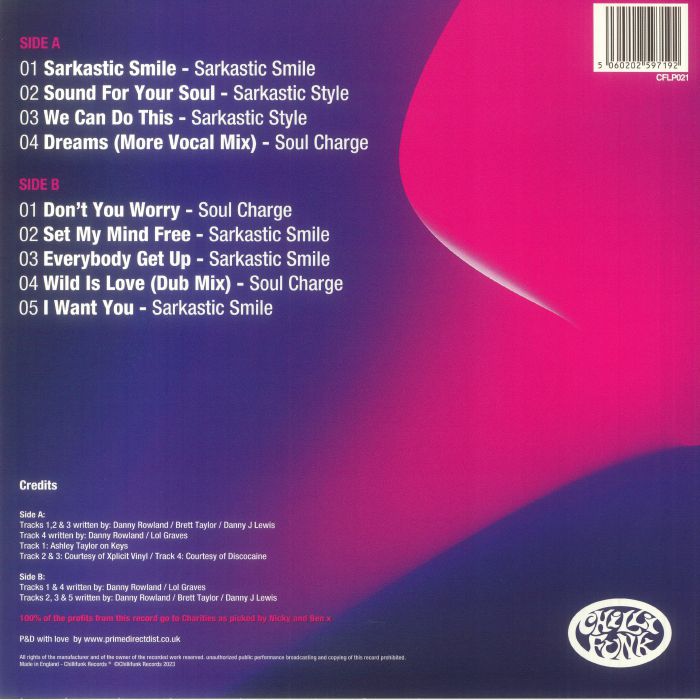 ROWLAND, Danny/SARKASTIC SMILE/SOUL CHARGE - From Beavers To Bora Bora: It's A House Thing