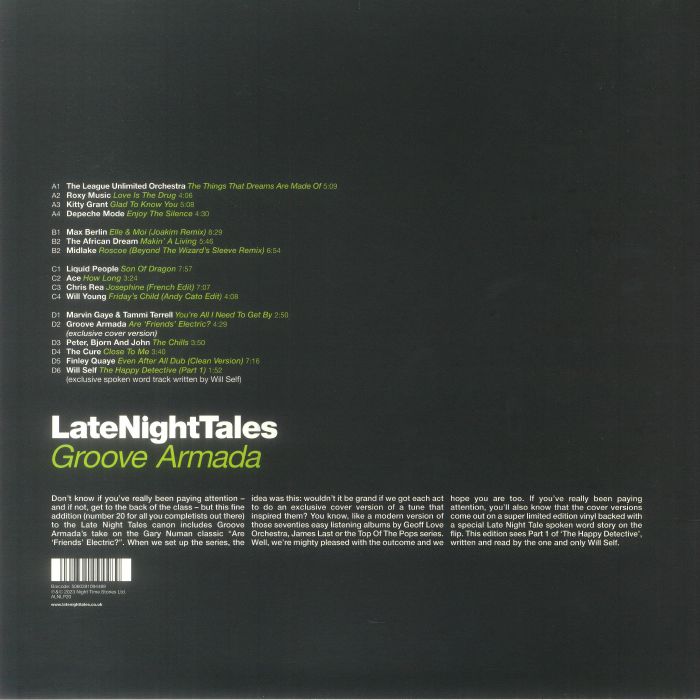 GROOVE ARMADA/VARIOUS - Late Night Tales