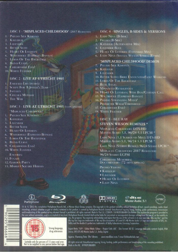 MARILLION - Misplaced Childhood (Deluxe Edition)