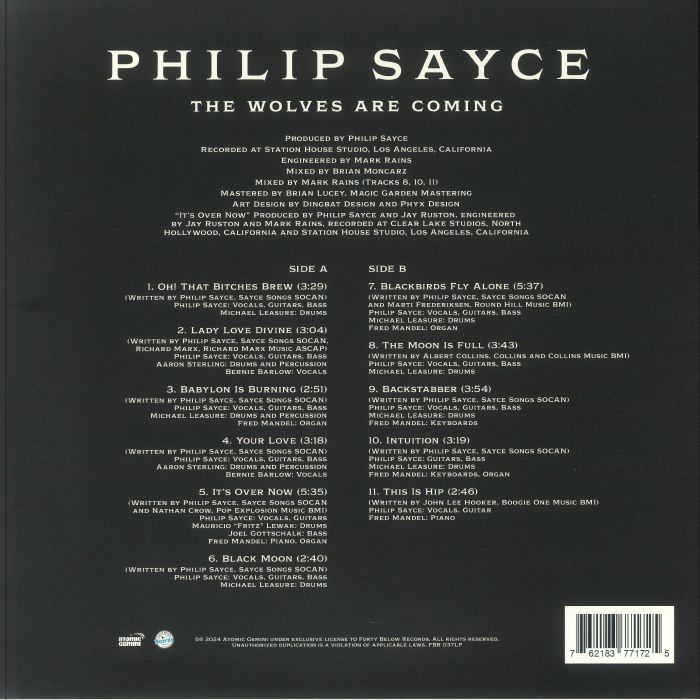 Philip SAYCE - The Wolves Are Coming