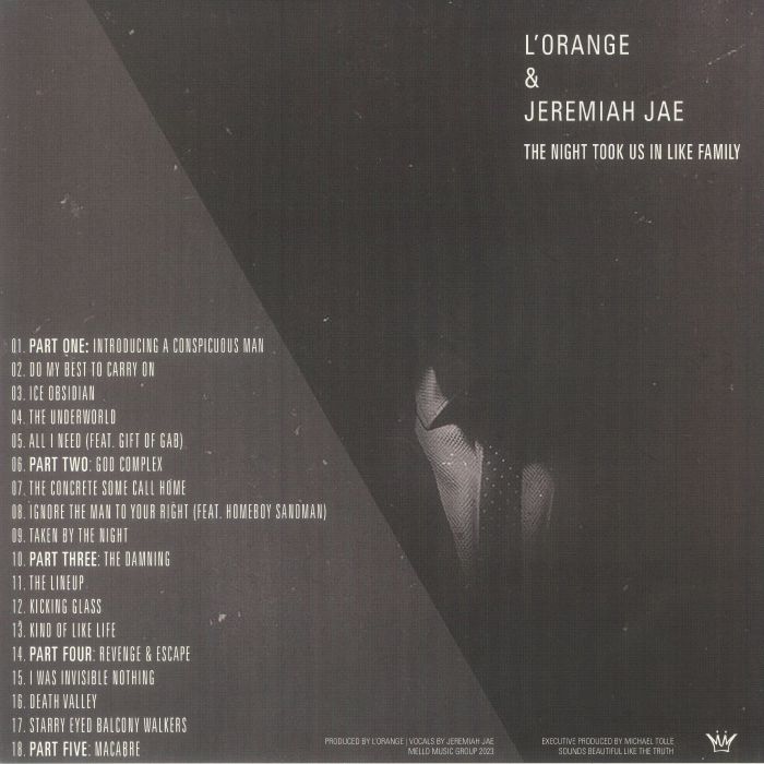 L'ORANGE/JEREMIAH JAE - The Night Took Us In Like Family (Special Edition)