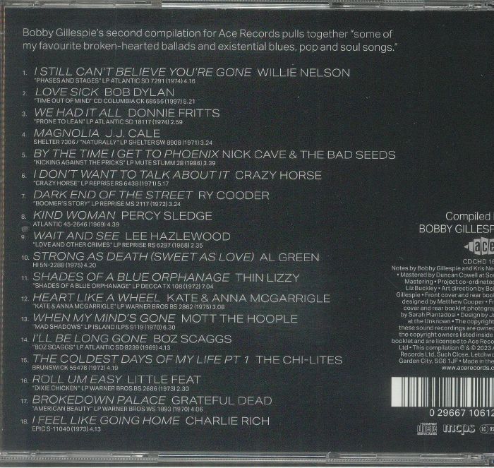 Bobby GILLESPIE/VARIOUS - I Still Can t Believe You re Gone